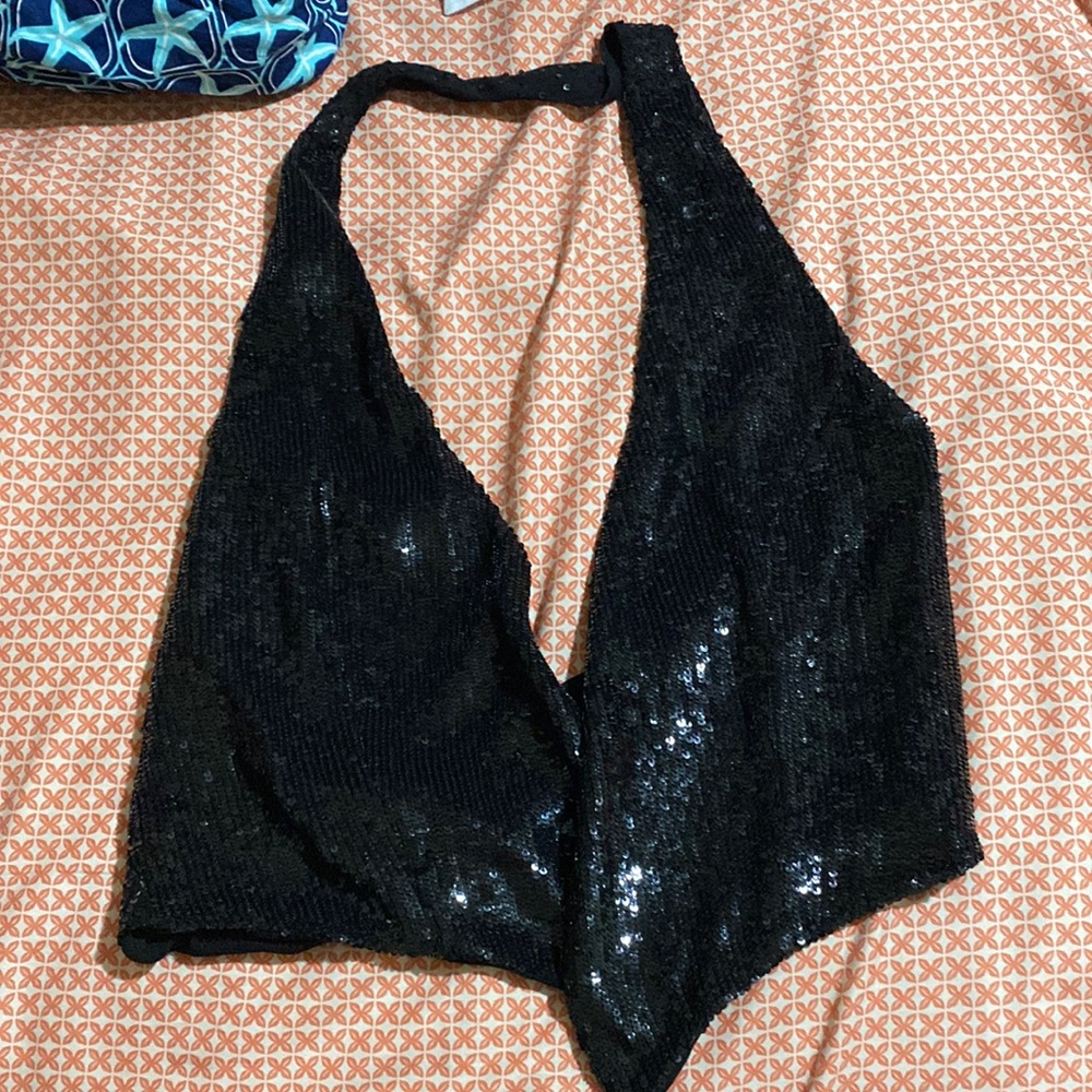 Womens sequin vest